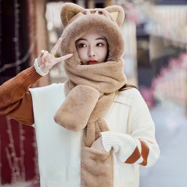 шапка жіноча 3 в 1