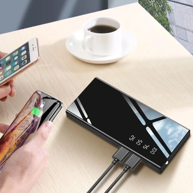 повербанк 20000 mah з ліхтариком