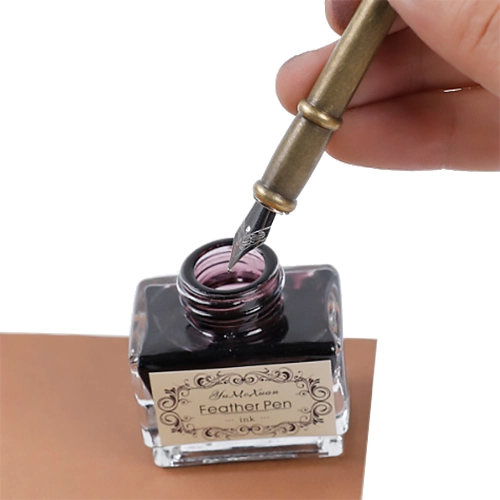 набор для письма с ручкой перьевой и чернилами