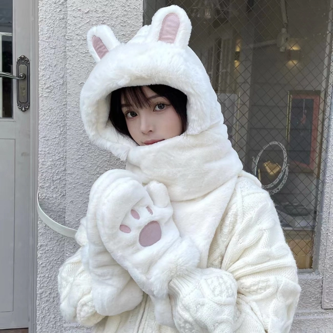 шапка 3 в 1 с ушами