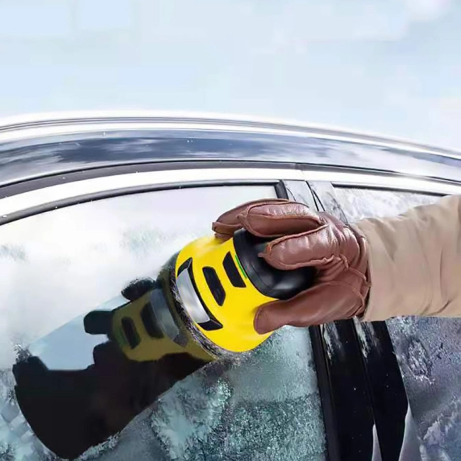 автомобильный аккумуляторный скребок для льда