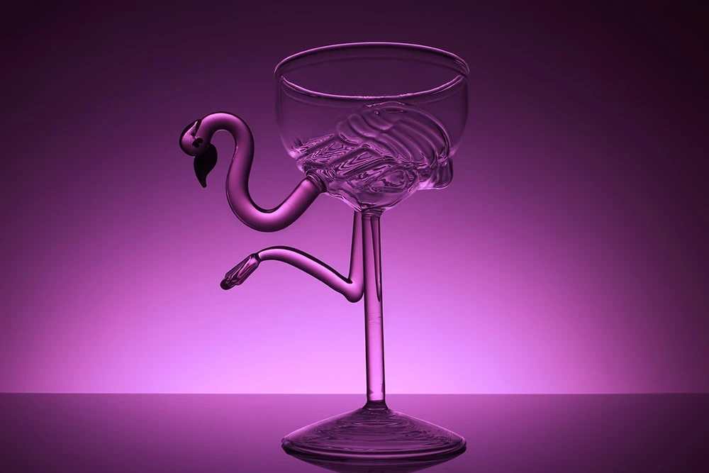 Бокал Фламинго на ножке