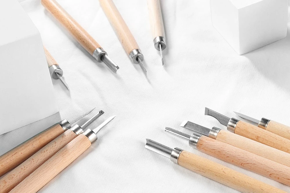 Набор стамесок для резьбы по дереву из 12 штук