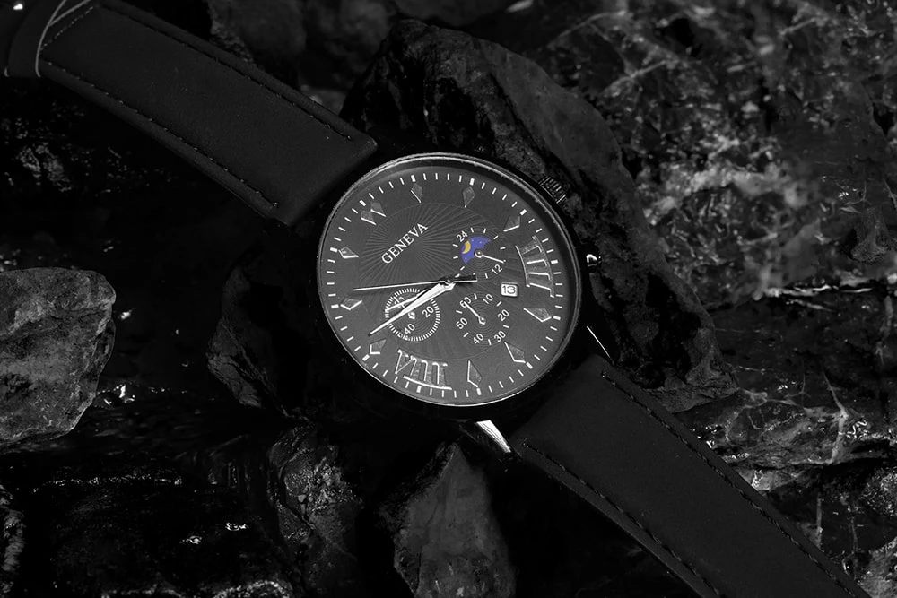 Мужской подарочный набор браслет и часы