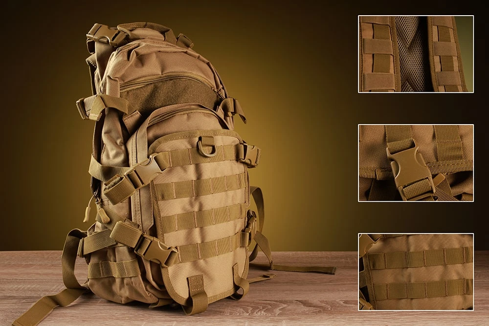 Тактический рюкзак с карманом для шлема