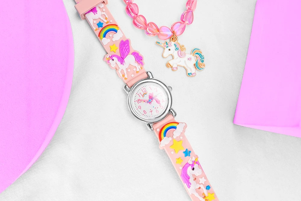 Подарунковий набір годинник і браслет для дівчинки