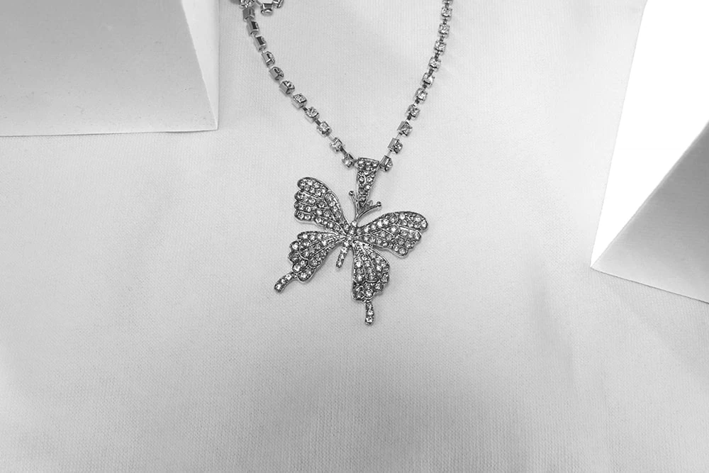 Подвеска бабочка с цепочкой