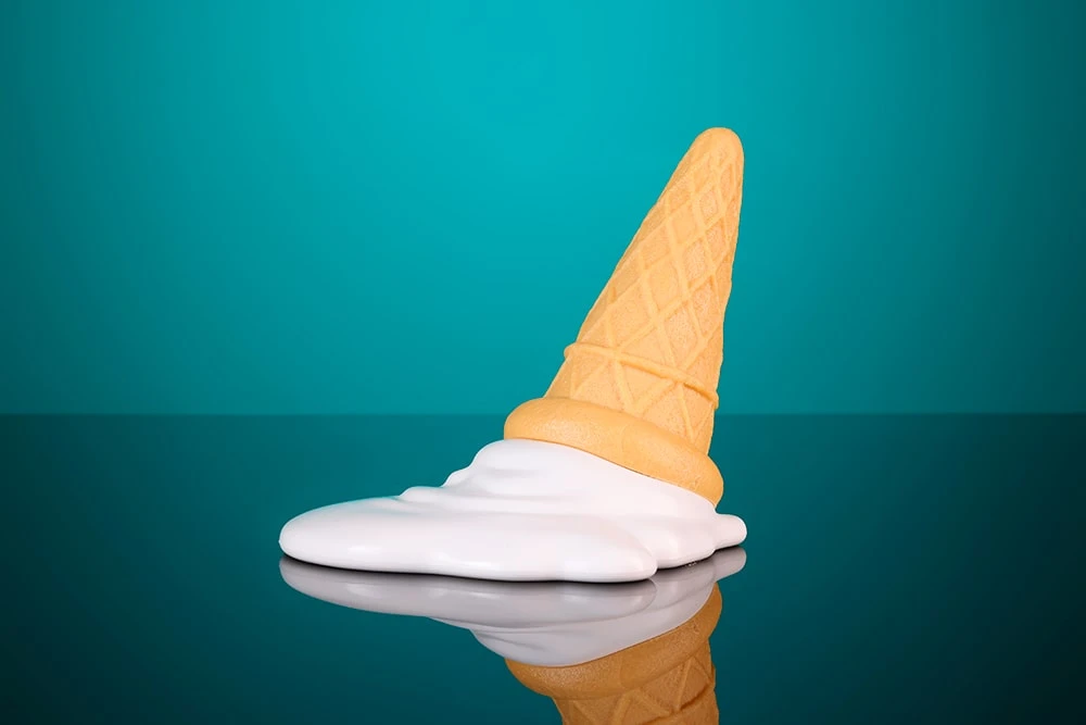 Підлоговий фіксатор для дверей у вигляді морозива