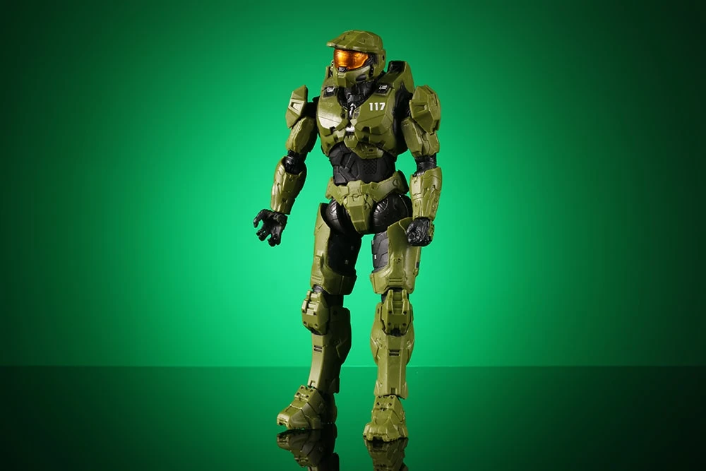 Подвижная фигурка из HALO Мастер Чиф со сменными деталями