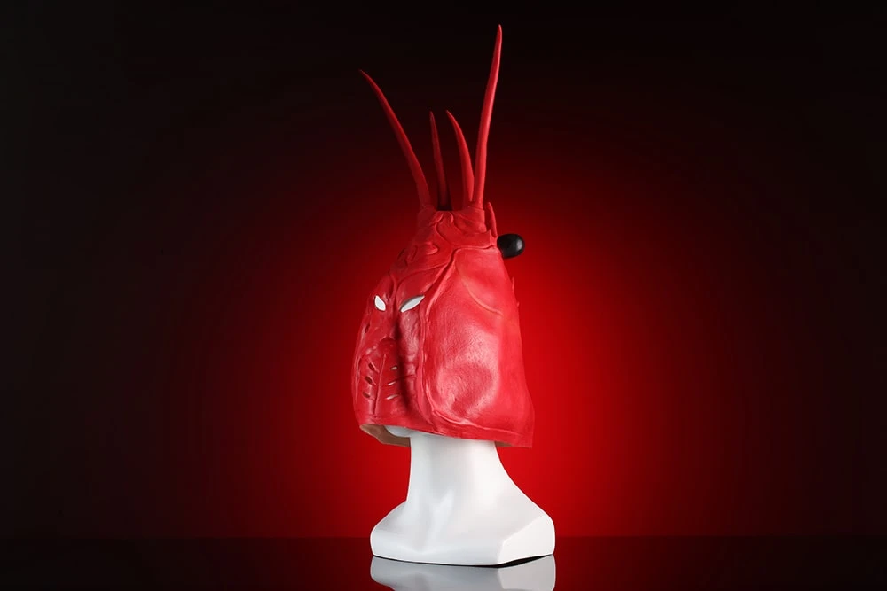 Маска латексная для головы Лобстер