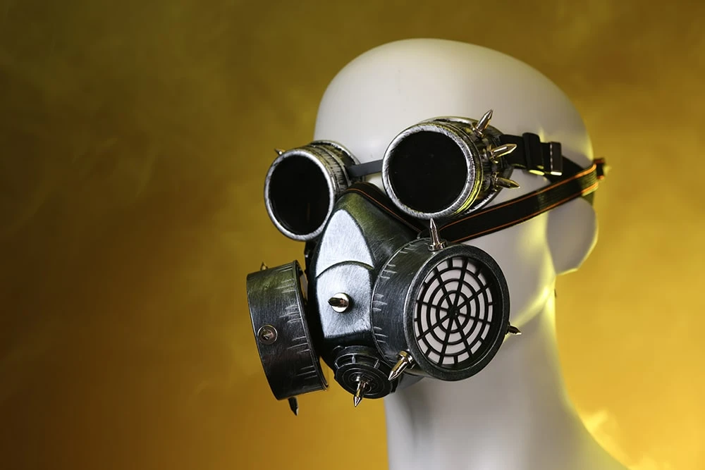 Маска череп в противогазе
