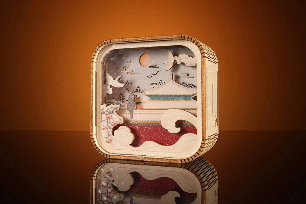 Лампа для спальни в японском стиле