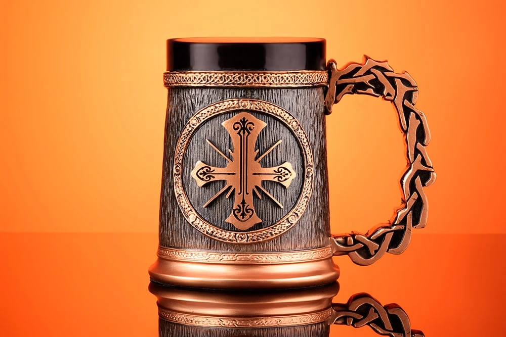 Кухоль для пивних напоїв з хрестом