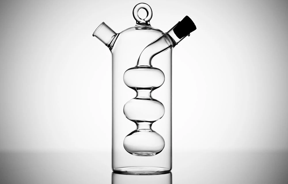 Стеклянная бутылка для масла и соевого соуса