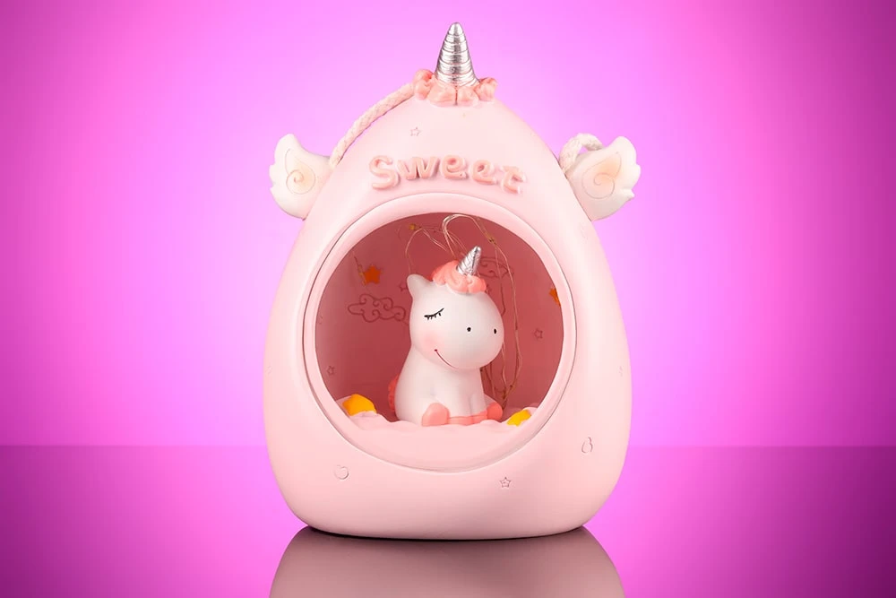 Лампа для детской спальни с единорогом