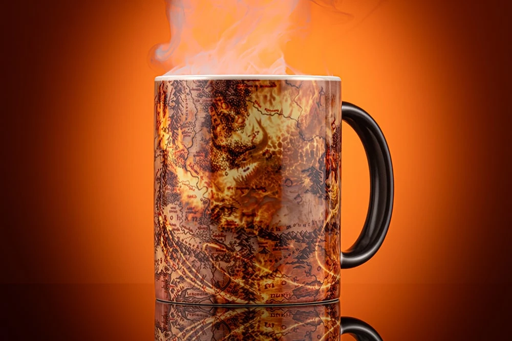 Термочашка з картою Середзем'я