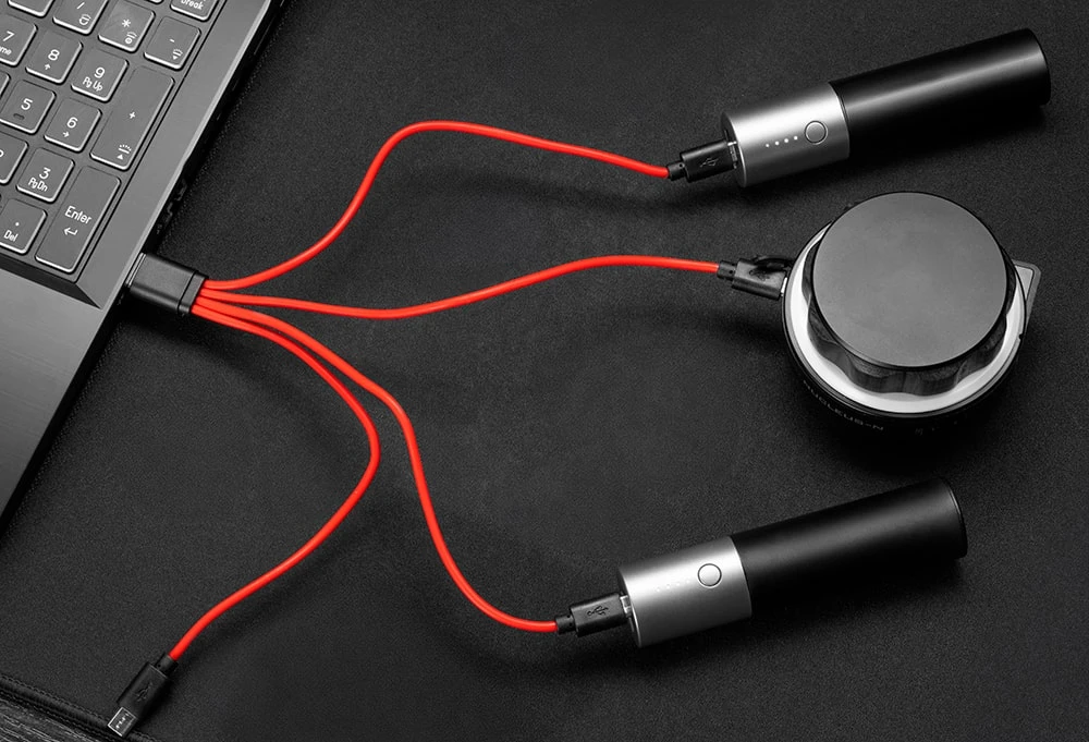 Кабель зарядки на 4 перехідники