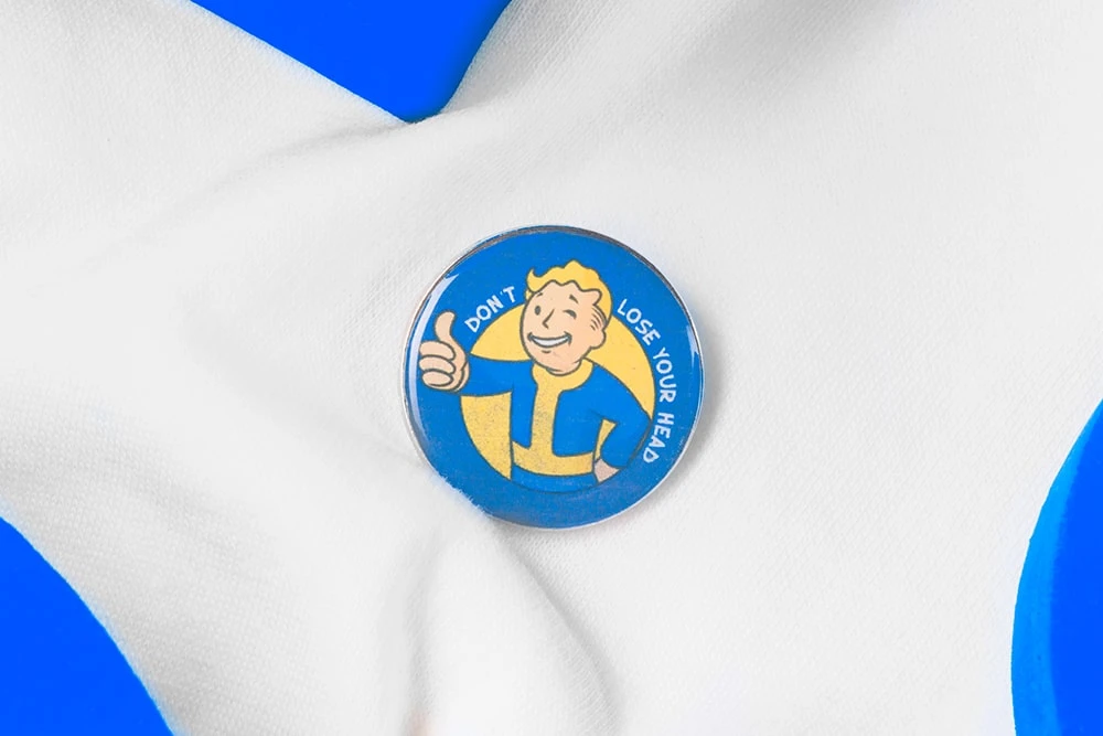 Пін Не бійся втратити голову з Fallout