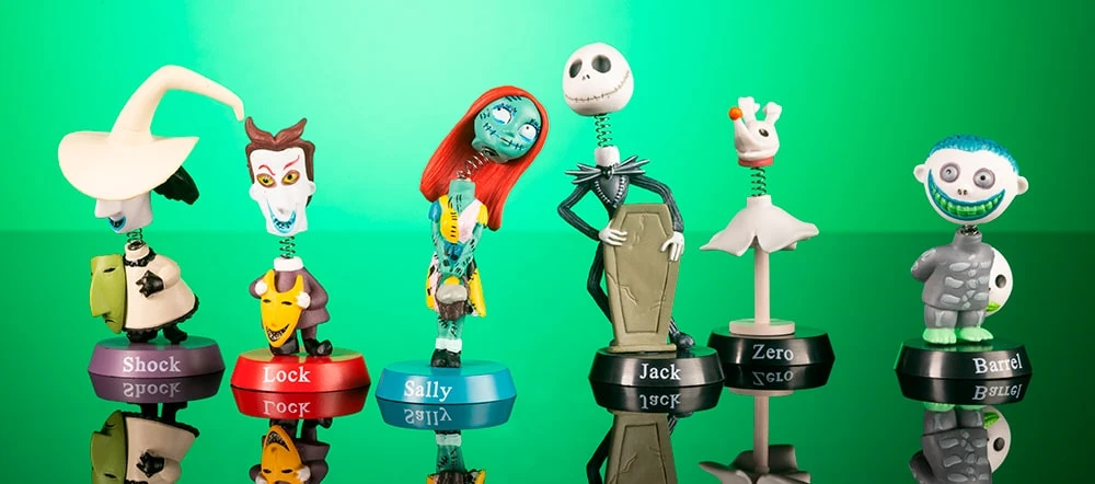 Автомобильные фигурки Кошмар перед Рождеством (набор из 6 шт)