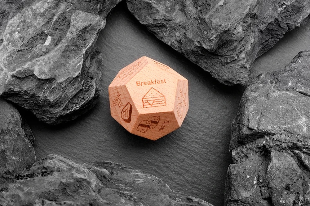 Кубик для принятия решения что поесть