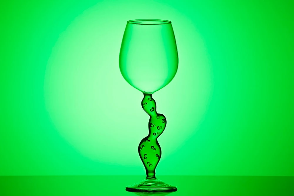 Фигурный бокал для вина