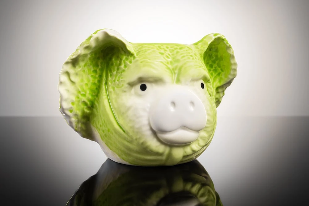 Кружка порося капуста