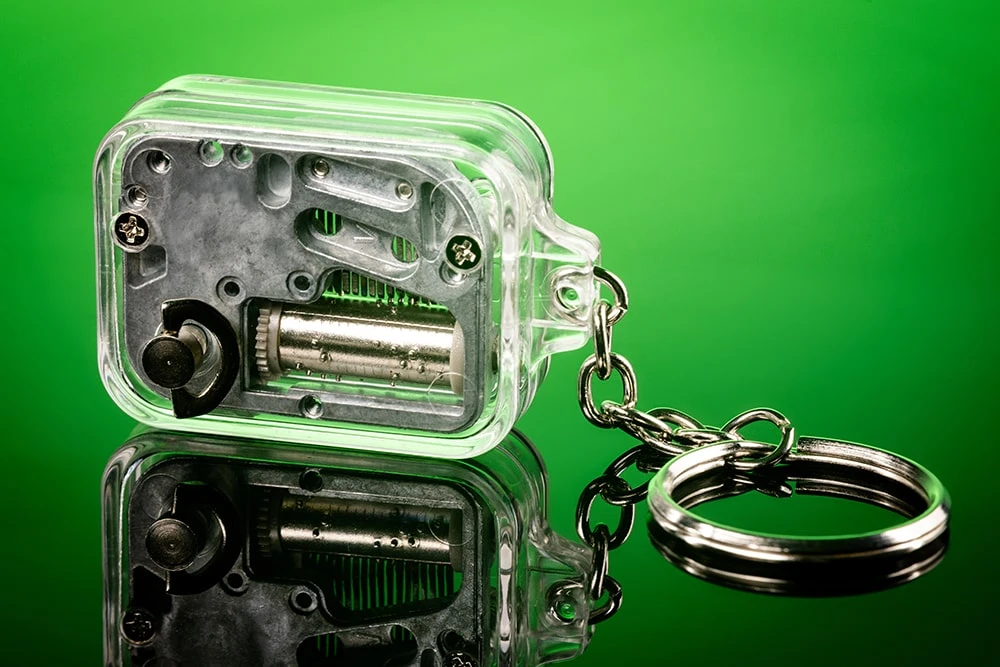 Брелок для ключей Музыкальная шкатулка