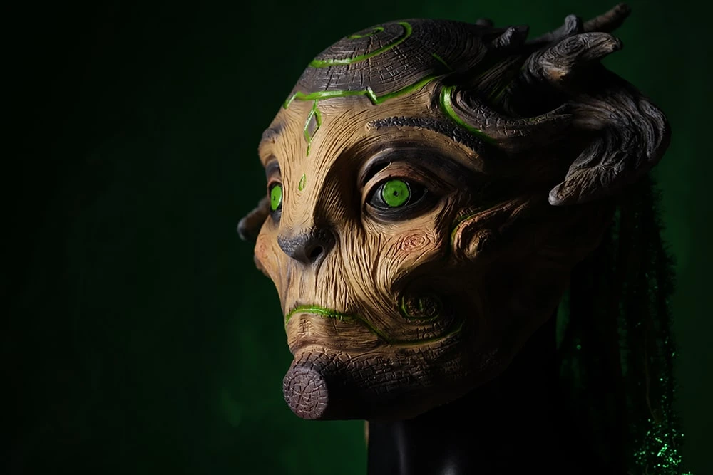 Латексна маска фавна деревного ельфа