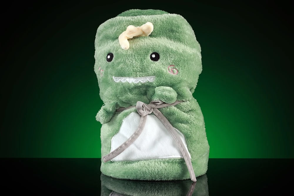 Фланелевый подарочный плед в рулоне