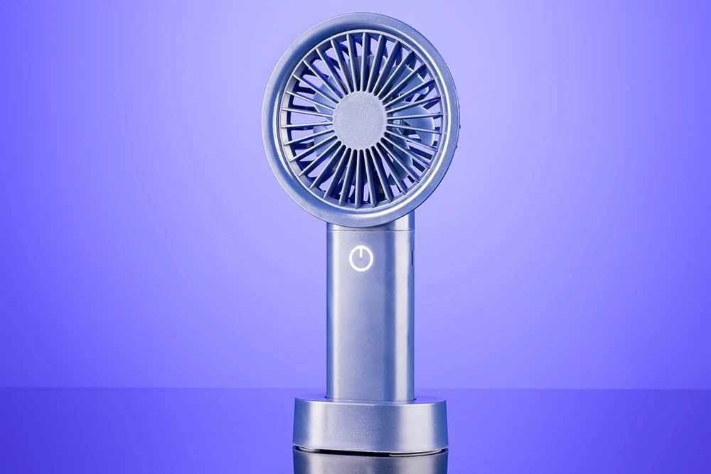 Ручной USB повербанк-вентилятор 4000мАч