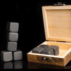 камни для виски в подарочной коробке
